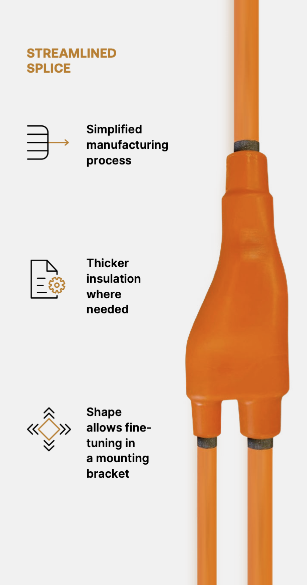 Streamlined splice